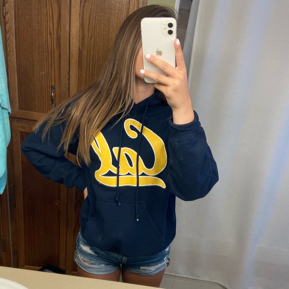 Dark Blue Cal Hoodie